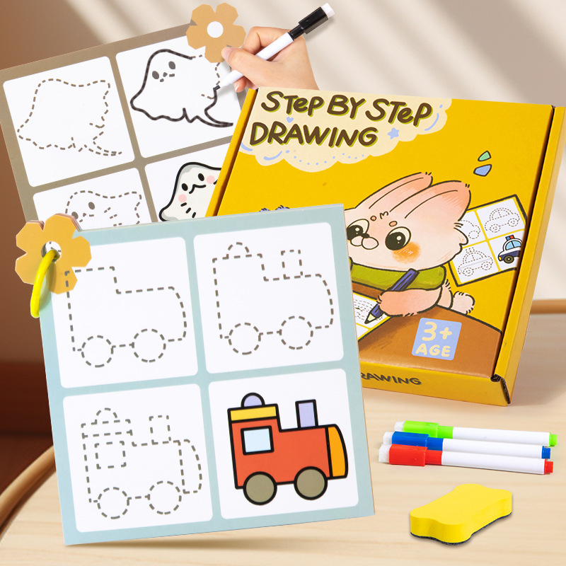 Kids Education Steps - Çocuk Montessori Çizim Oyuncaklar Adım Adım