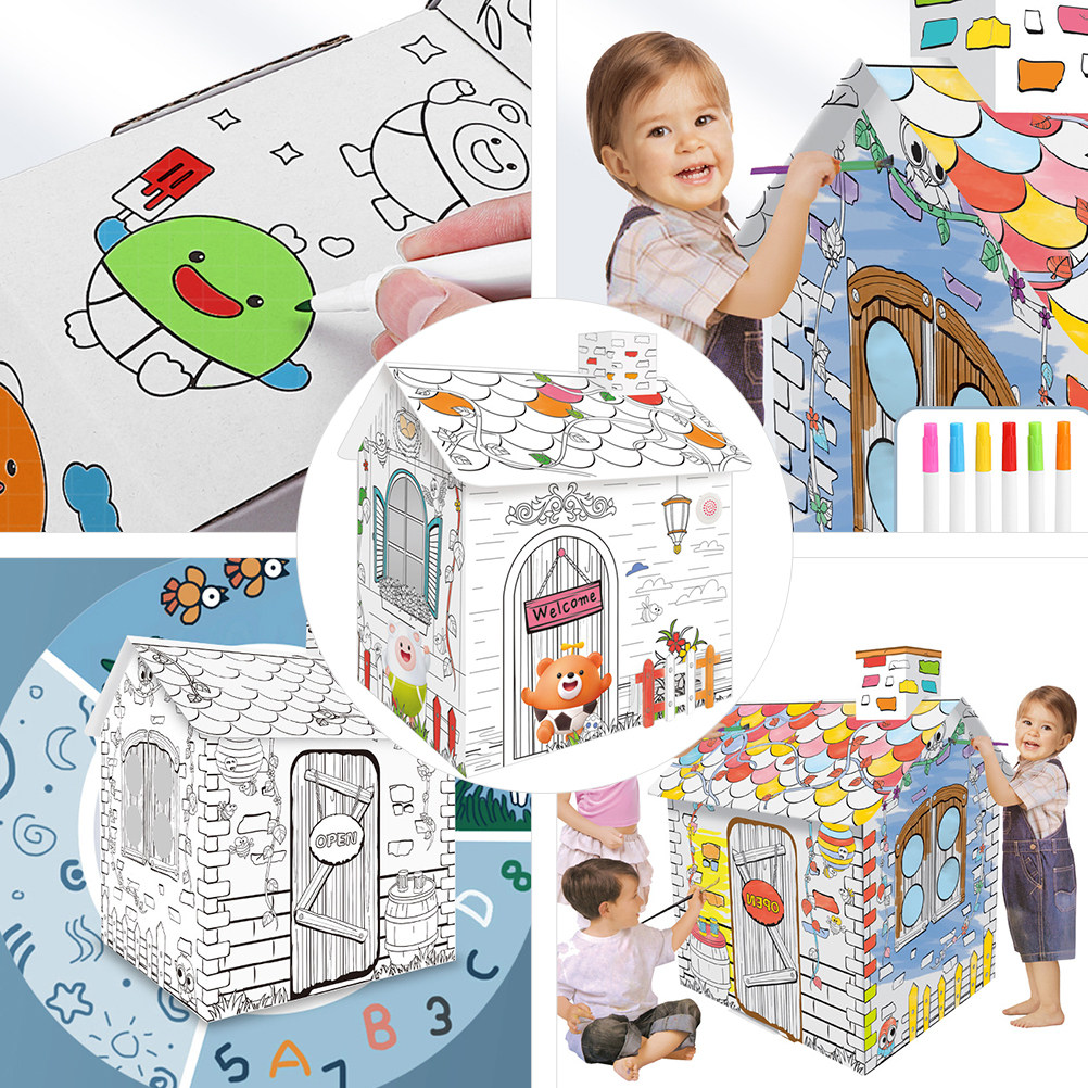 Kids Education Design - 1 Adet DIY Boyama Kağıdı Oyun
